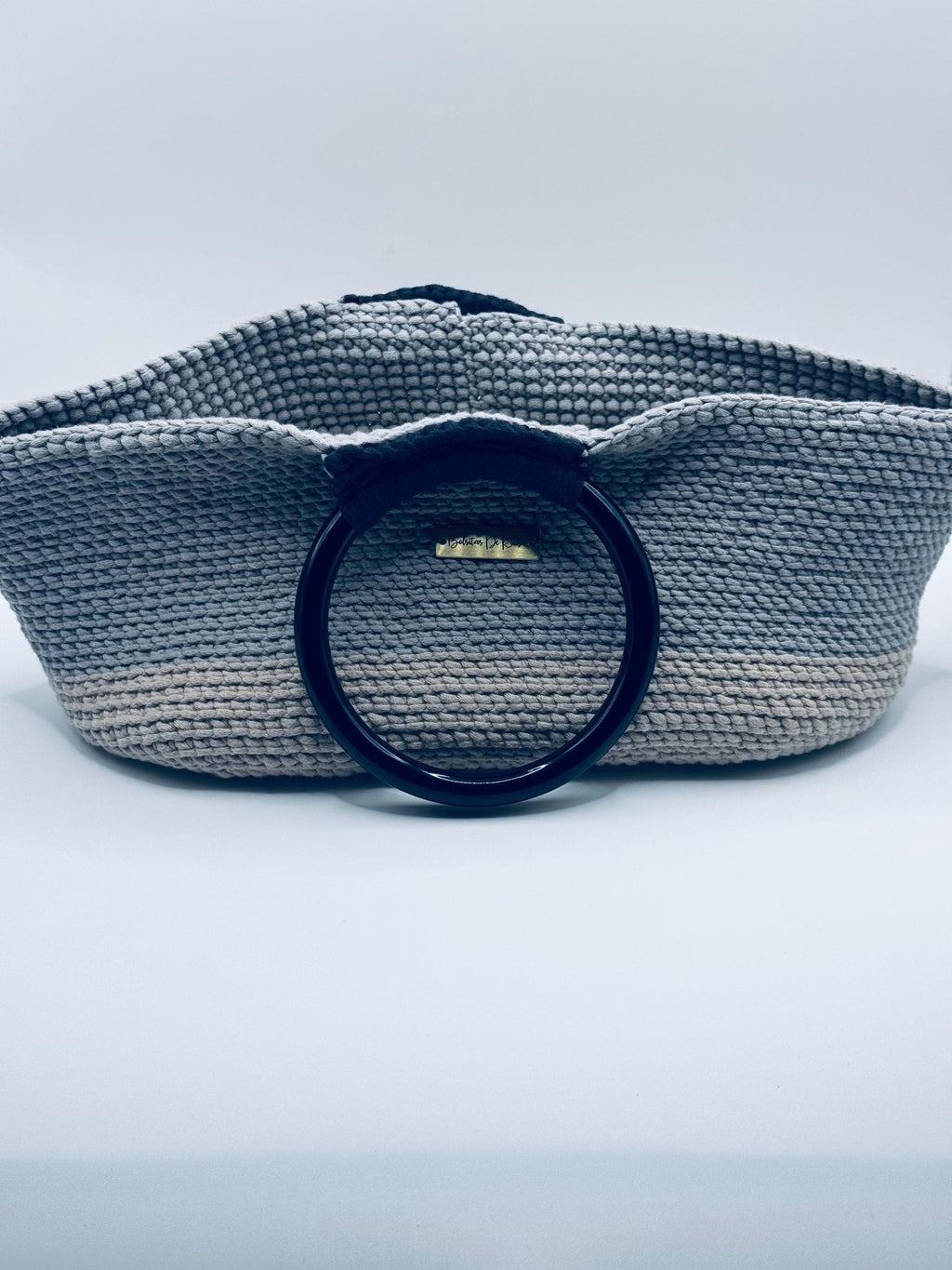 The Solene — Minimalist Crochet Ring Handle Handbag – Structured Everyday Style