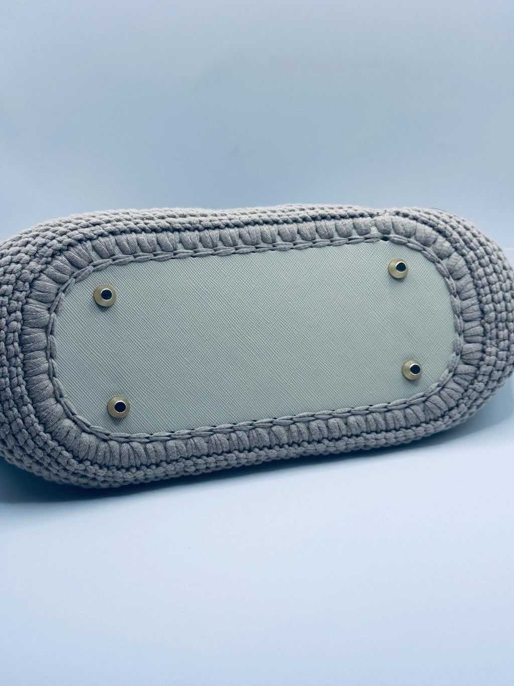 The Solene — Minimalist Crochet Ring Handle Handbag – Structured Everyday Style