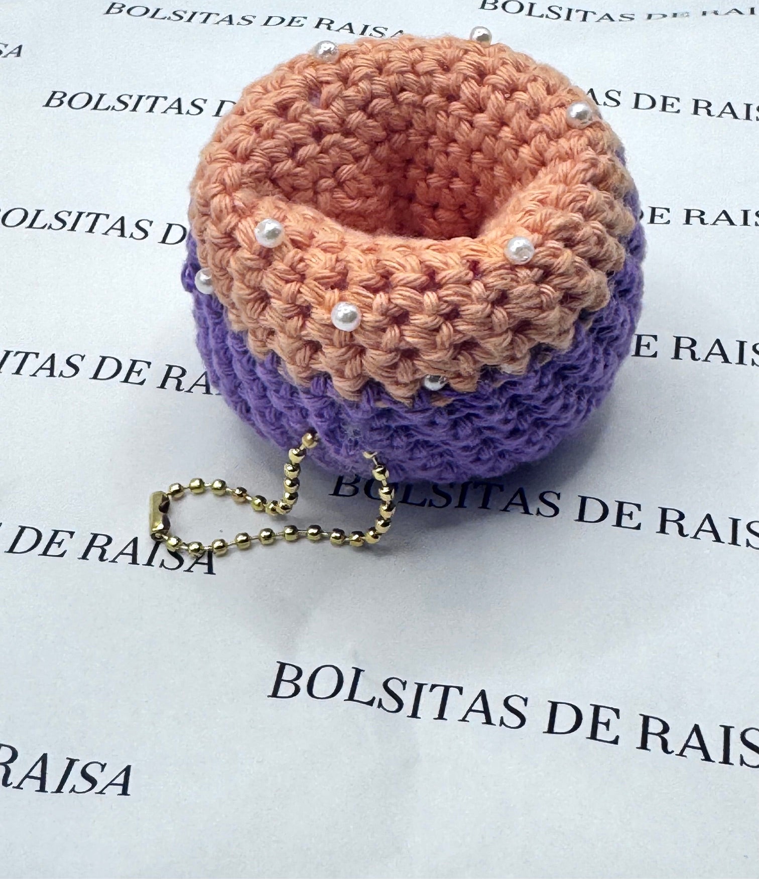 Handmade Crocheted Donut Charm | Kawaii Food Accessory, Bag Keychain Gift