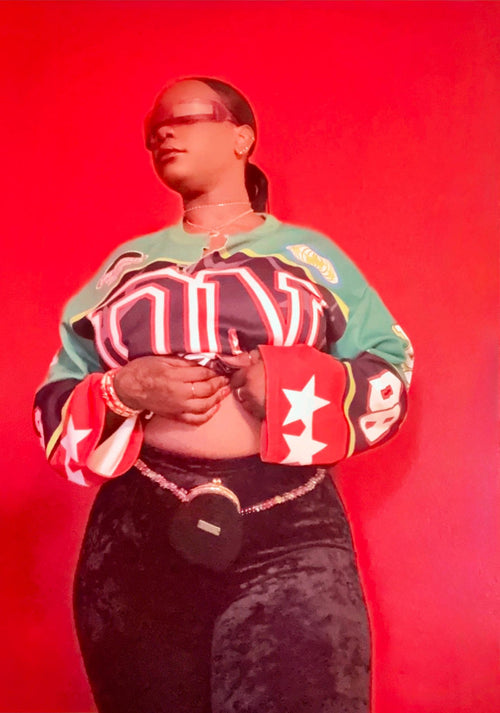 Black Crochet Coin Purse, Gold Kiss Lock, Mouse Ear Beaded Chain, Mini Bag