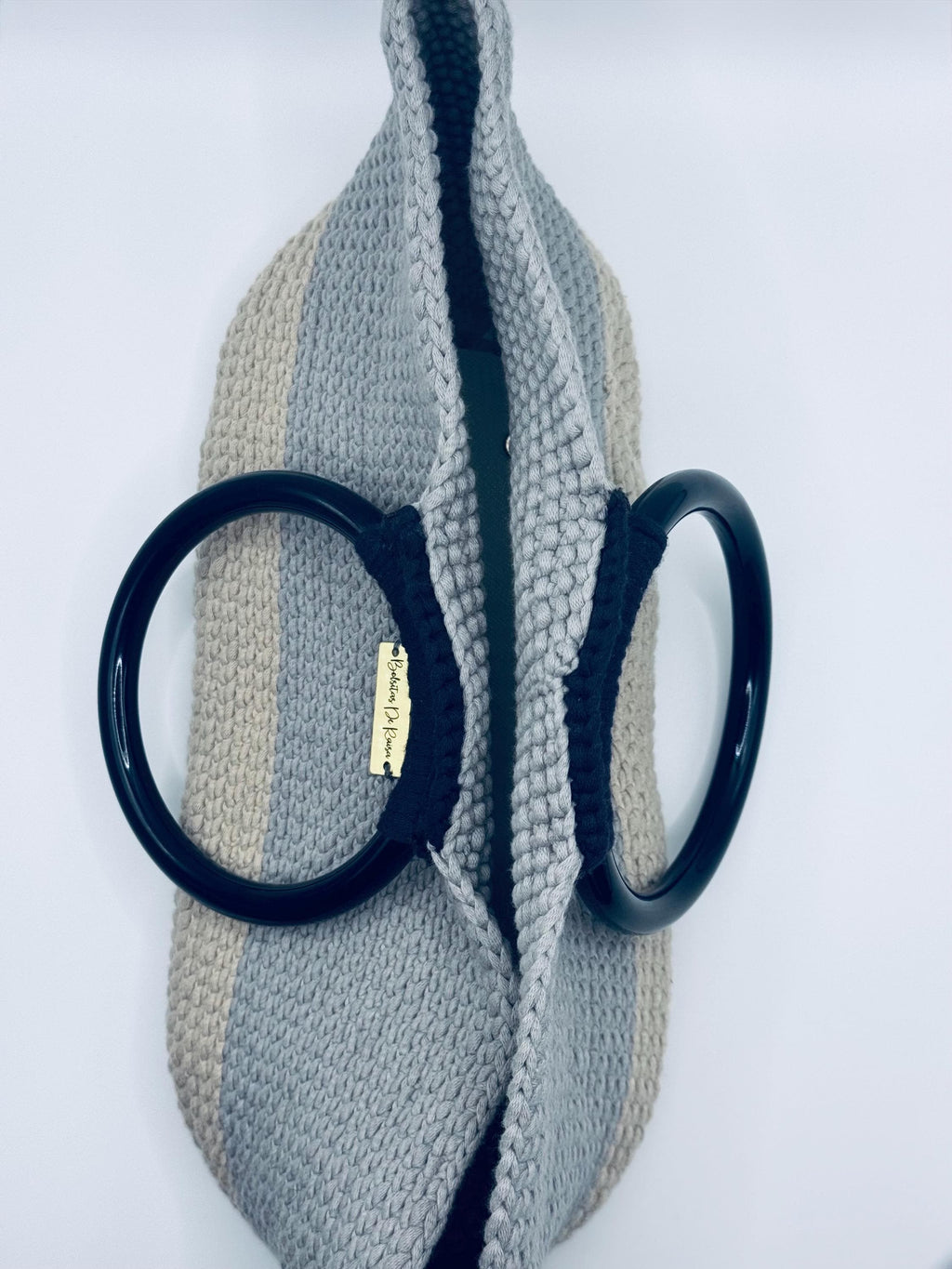 The Solene — Minimalist Crochet Ring Handle Handbag – Structured Everyday Style