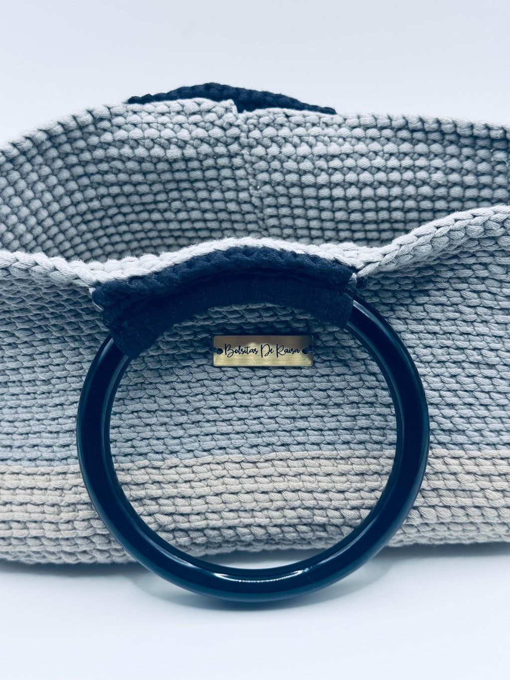 The Solene — Minimalist Crochet Ring Handle Handbag – Structured Everyday Style